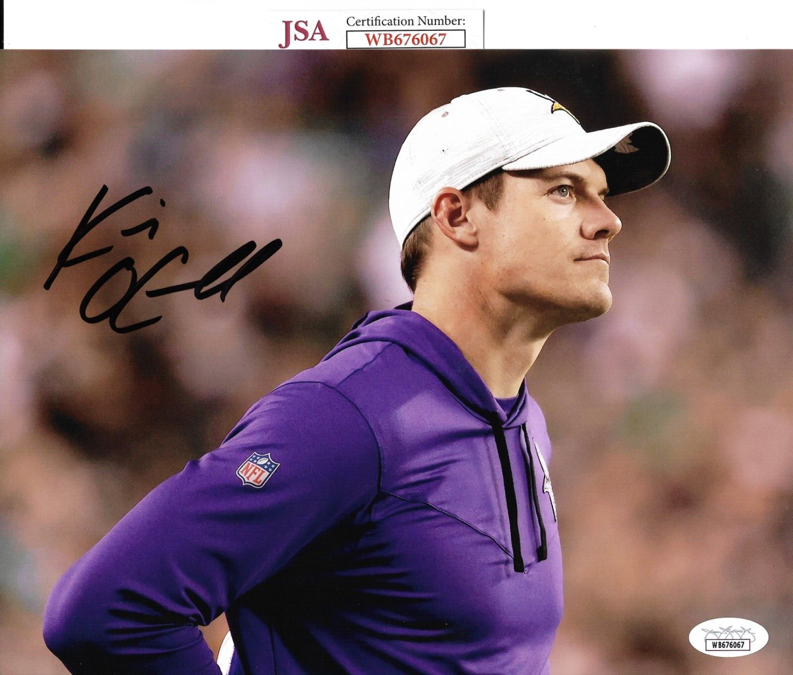 KEVIN OCONNELL Autographed Signed Minnesota Vikings KEVIN O'CONNELL 8X10 photo (JEFFERSON) w/ COA JSA PROOF 