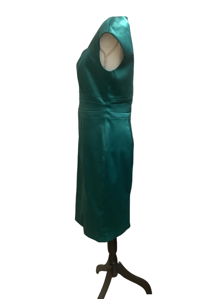 Sangria изумруд зеленый крышка рукав милый шеи с подкладкой платье - размер 10 - Изображение 4 из 4