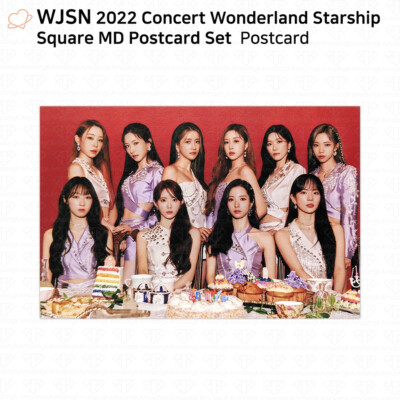 WJSN Cosmic Girls 2022 Concert Wonderland Official MD Postcard