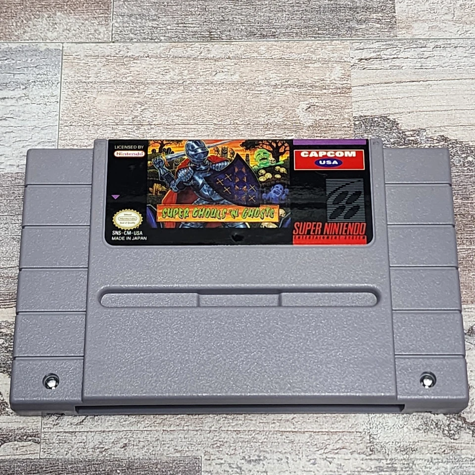 Super Ghouls 'n Ghosts Super Nintendo SNES Cartridge Only Authentic Tested Works - Image 4 of 4