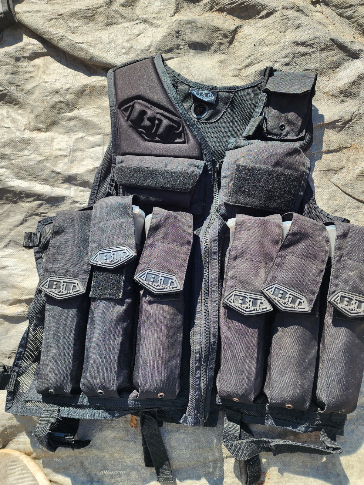 BT  Paintball pod vest tactical woods ball sniper tippmann 