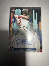 2025 Topps Finest - Finest Autographs Darren Baker #FA-DB Black Refractor /10