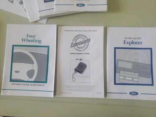 1997 Ford Explorer Owner's Manual with Case OEM - Picture 4 of 8