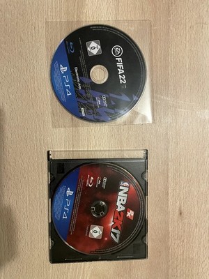 PS4 FIFA 22 + NBA 2K17 Spiele Bundle Sammlung Sony Playstation 4 Spiele Konvolut