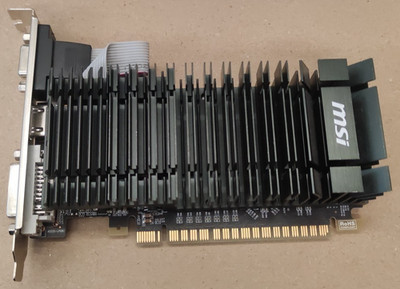 MSI NVIDIA GeForce GT 610 2GB DDR3 SILENT PCI-e GRAFIKKARTE VGA HDMI DVI