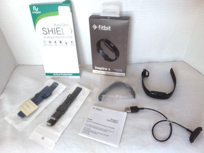 Fitbit Inspire 2 with Extra Bands and Screen Shields