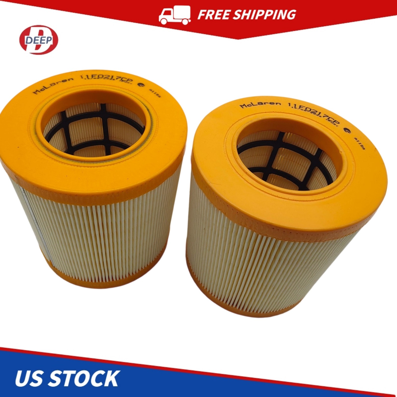 McLaren 570S Spider 2011-2021 Air filters Set P/N 11F0217CP