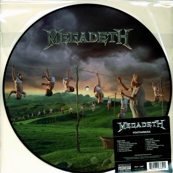Megadeth Youthanasia Picture Disc Vinyl LP Record New Heavy Metal