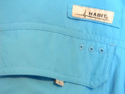 Chemise De Camping Habit Homme XL Bleu, Respirante, Anti-UV 40+, évacuation Humidité