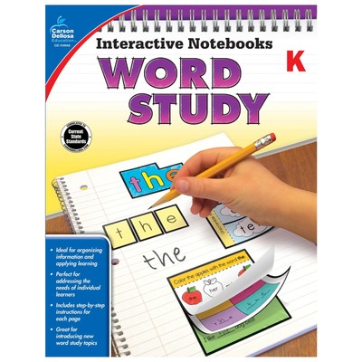 Interactive Notebooks Word Study, Grade K