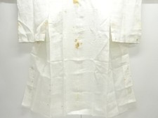 7650306: JAPANESE KIMONO / ANTIQUE JUBAN / HEMP / SNOWFLAKE