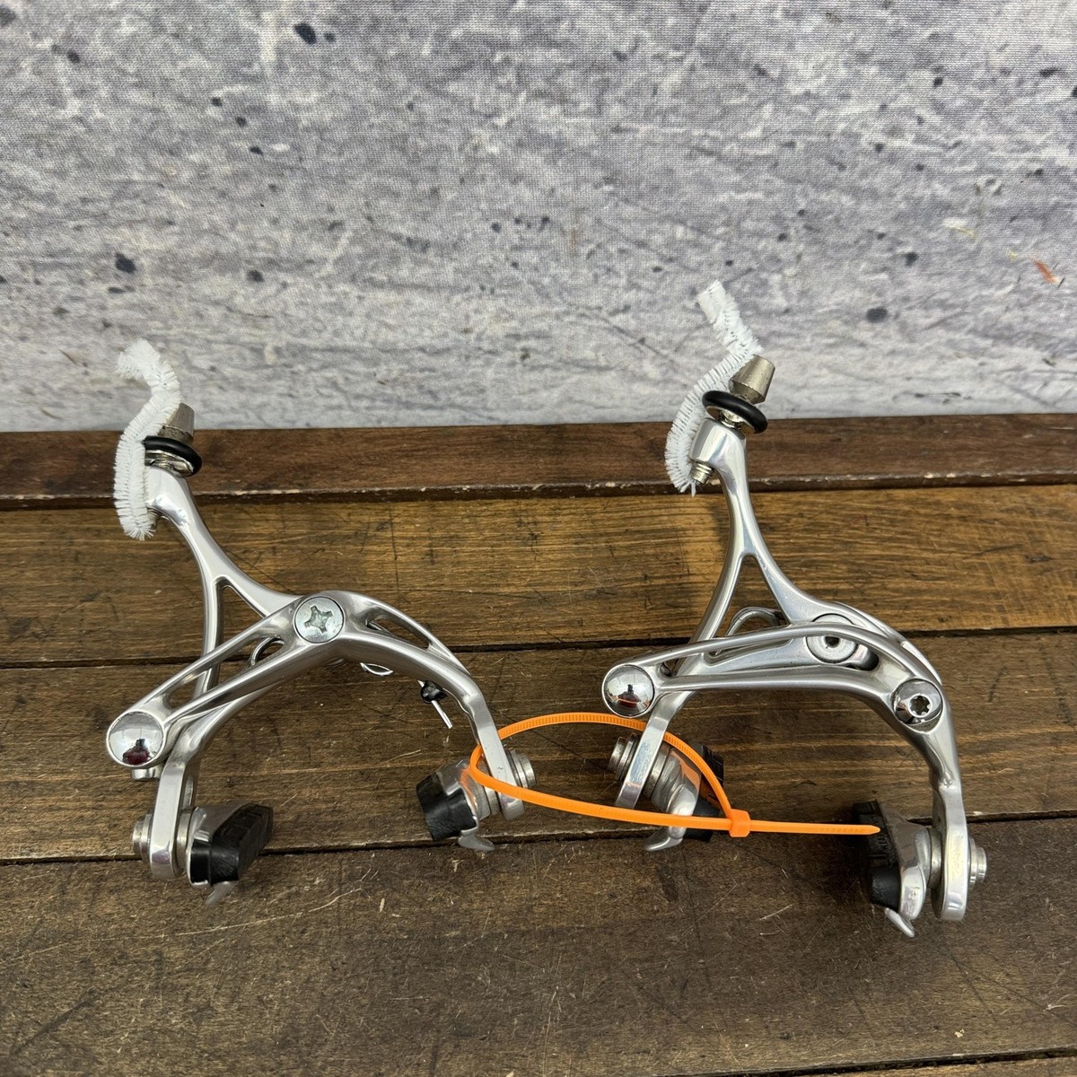 Vintage Campagnolo Centaur Skeleton Caliper Brakes Set Recessed