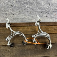 Set Freni Pinza Scheletro Campagnolo Centauro Vintage Incasso Argento Bici da Strada