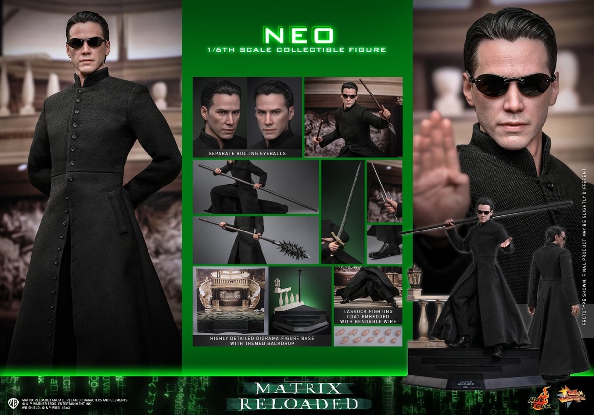 Pre-order Hot Toys MMS868 The Matrix Reloaded: Neo 1/6 Collectible