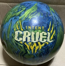 Motiv Cruel Intent 14 lb Bowling ball Used Single Drill