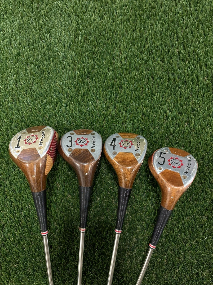 Vtg 1970's Ben Hogan Speed Slot RH Dura-ply 1,3 & 4 Woods