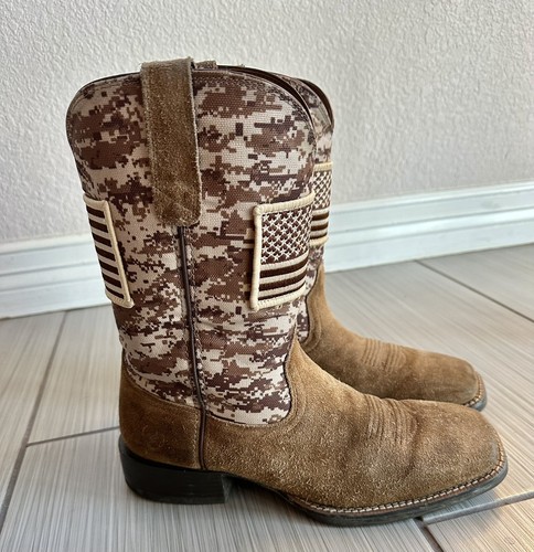 Ariat Sport Patriot Westernstiefel Antik Mokka/Sand Camouflage Herren 9.5D