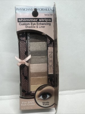 Physicians Formula Shimmer Strips Custom Naked Nude Eyeshadow & Eyeliner,7564
