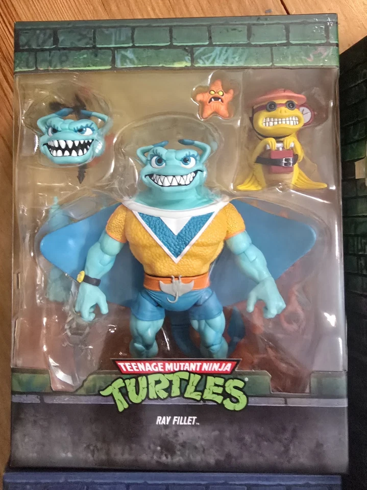 SUPER 7 ULTIMATES - TMNT WAVE 5 + Foot Soldier Glow - Lote de 5 figuras - Ray, Leo Foto 4 de 4