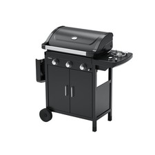Barbecue a Gas 3 fuochi Campingaz Compact 3 EXS Griglia Piastra In Ghisa Fornell