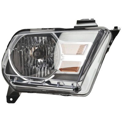 For 10-14 Mustang Base/Shelby GT500 Halogen Headlight Headlamp w/Bulb Right Side