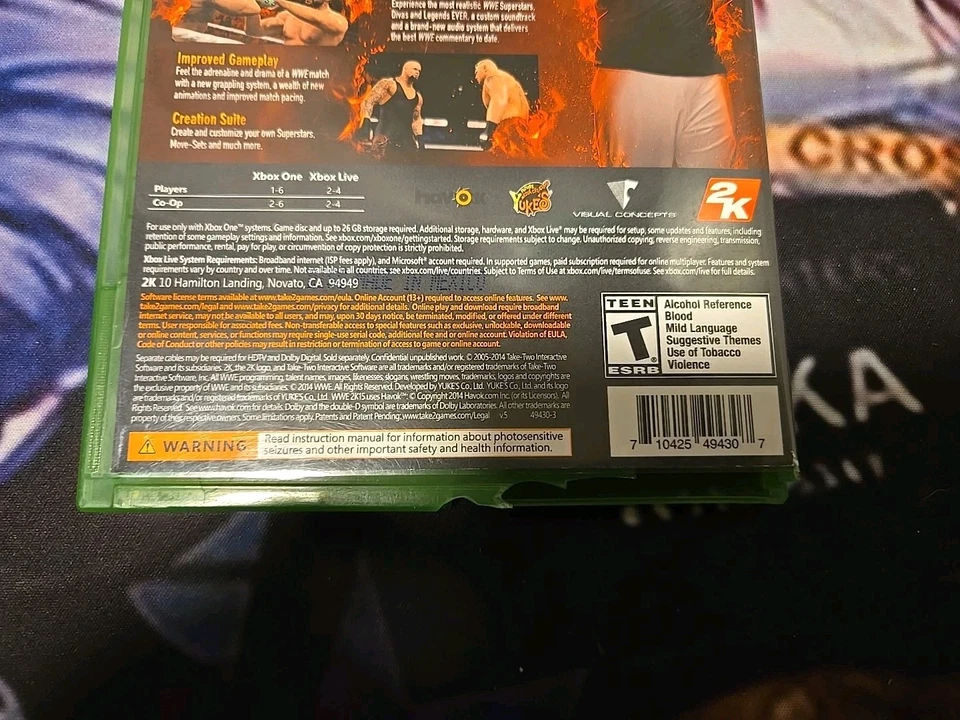 Microsoft Xbox One WWE 2K15 John Cena Cover - Image 3 of 4