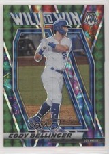 2021 Panini Mosaic Will to Win Green Mosaic Prizm Cody Bellinger #WTW1 0a3