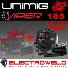 UNIMIG Viper Multi 195 Max Welder U11011  > NEW replacement model = Viper 185
