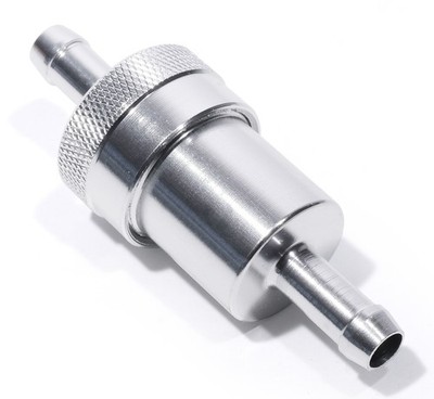 Alu Benzinfilter Performance Custom Chrom High Flow Filter für Harley Japaner 