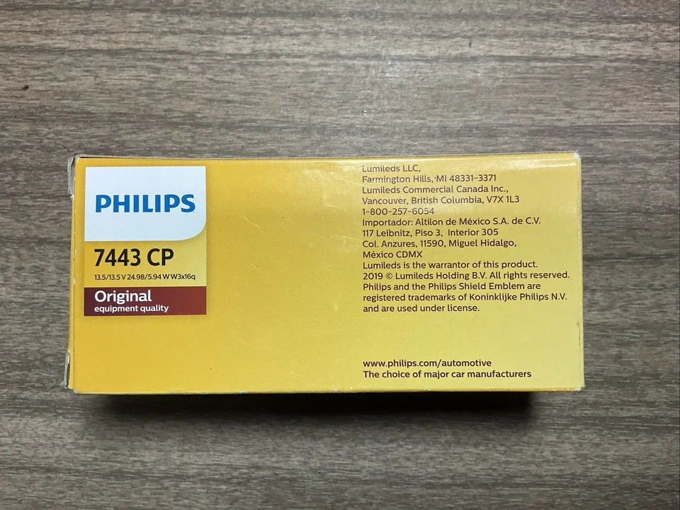 10x- 7443 Philips Tail Light Bulb Lamps - Image 3 of 3