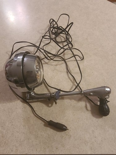 Foco Unity M10000, combo espejo, funcionando 12 voltios. Años 50-60.