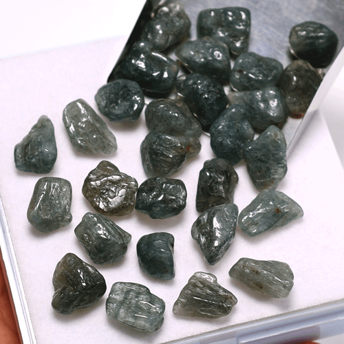 Wholesale 28 PC Natural Grandidierite Collectible Polished Rough Mineral Crystal - Picture 8 of 11