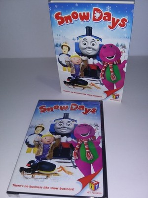 SNOW DAYS DVD Barney/Thomas & Friends/Bob Builder/Fireman Sam NEW w/Sleeve Cover