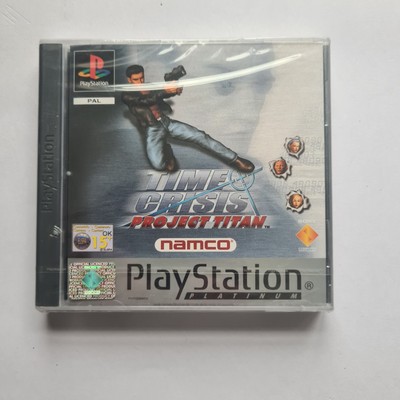 TIME CRISIS PROJECT TITAN (Platin) PSX/PS1 TOTAL GAMER NEU UND VERSIEGELTE AUSWAHL.