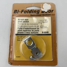Bi-Folding Door Pivot Socket for 3/8" wide track Vintage PLPCI N-6640. Free Ship