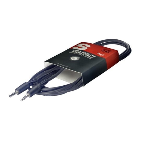 Stagg Stereo Mini-Jack- Stereo Mini-Jack 3M Sac3mpsmpsb - Image 4