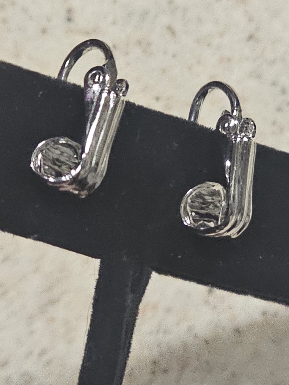 Sterling Silver Clip On Simulated Ruby Earrings - image 9