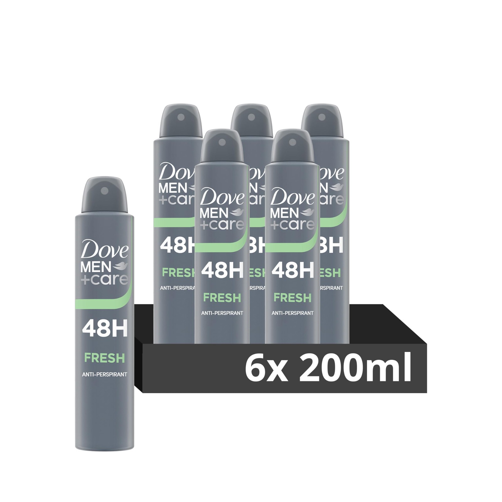Dove Men+Care Fresh Anti-Perspirant Aerosol Deodorant Spray with ¼ moisturising