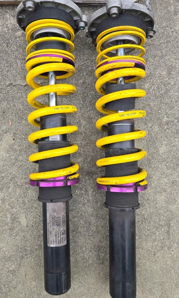 2017-19 Audi A4 S4 with EDC Adjustable kW Springs Front and Rear - Image 2 of 2