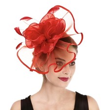 Women's Organza Church British Fascinator Bridal Tea Party Wedding Hat Summer...