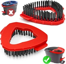 2 Pack Spin Mop Brush for O-Cedar EasyWring 1 Tank System Attachments Scrub