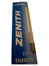 Zenith Energy E27 11W Lampada a Risparmio Energetico Bianca Sostituisce 60W