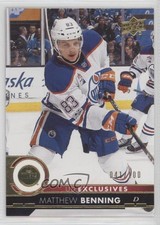 2017-18 Upper Deck Exclusives 41/100 Matthew Benning #77 0a6