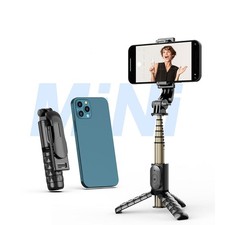 Q11 Foldable Mini Tripod Selfie Stick with 360 Rotation and Wireless Remote
