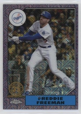 2022 Topps Update Purple 30/75 Freddie Freeman #T87C-44 o7m