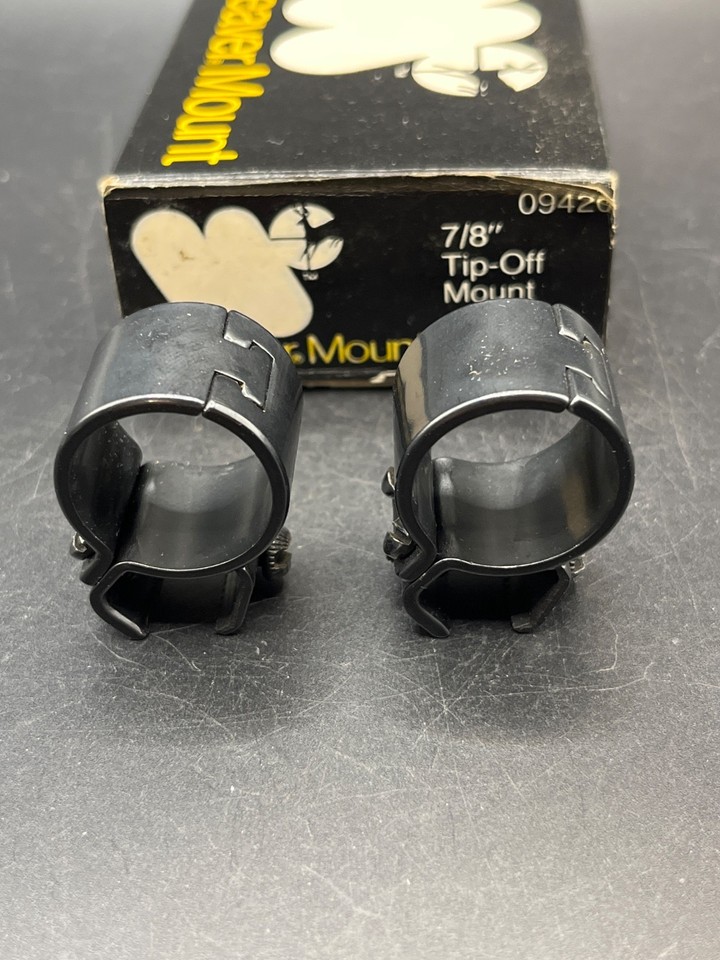 Vintage Weaver 7/8” Tip-Off Scope Rings, Part 09420 | eBay