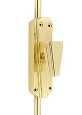 Signature Ironmongery Art Deco Door Brass Cremone Bolt 9 feet polished Brass Lac