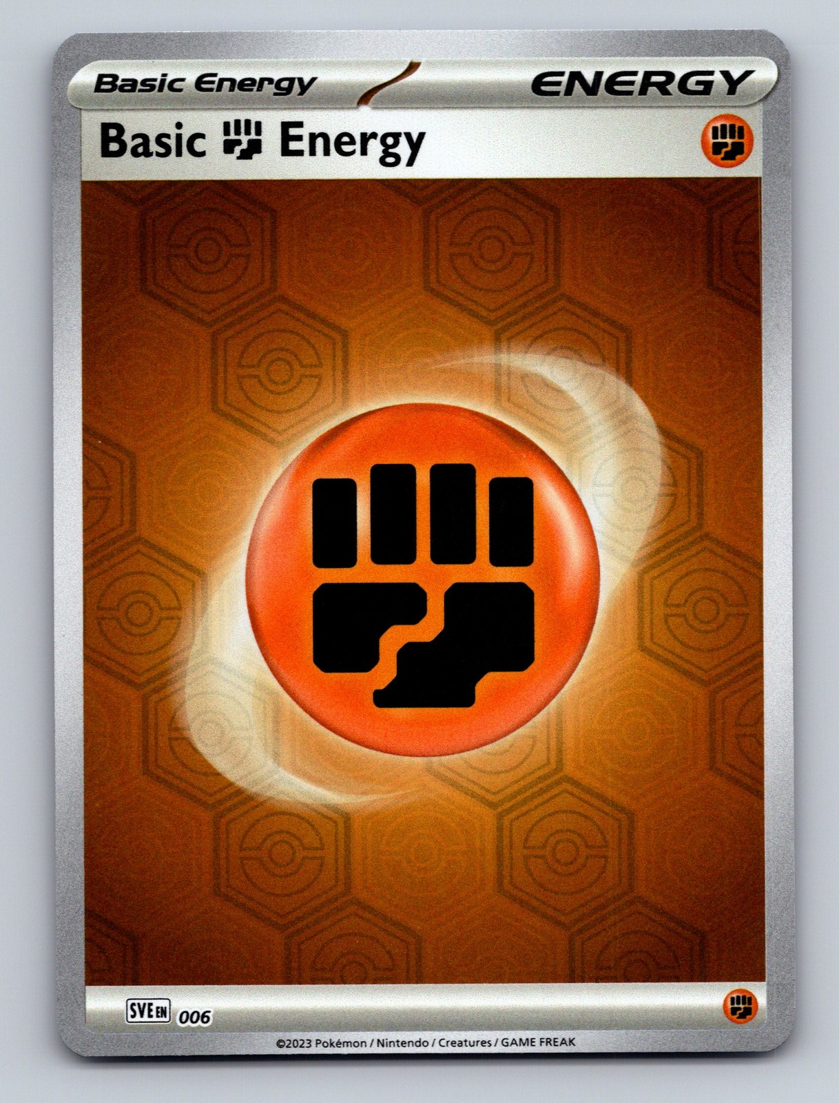 SV: Shrouded Fable #6 Basic Fighting Energy Reverse Holo