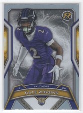 #108 2024 Topps Resurgence REFRACTOR } Nate Wiggins RC Ravens