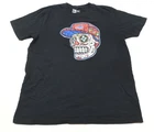 New Era Buffalo Bills Sugar Skull Shirt Mens Large Black Short Sleeve Regular